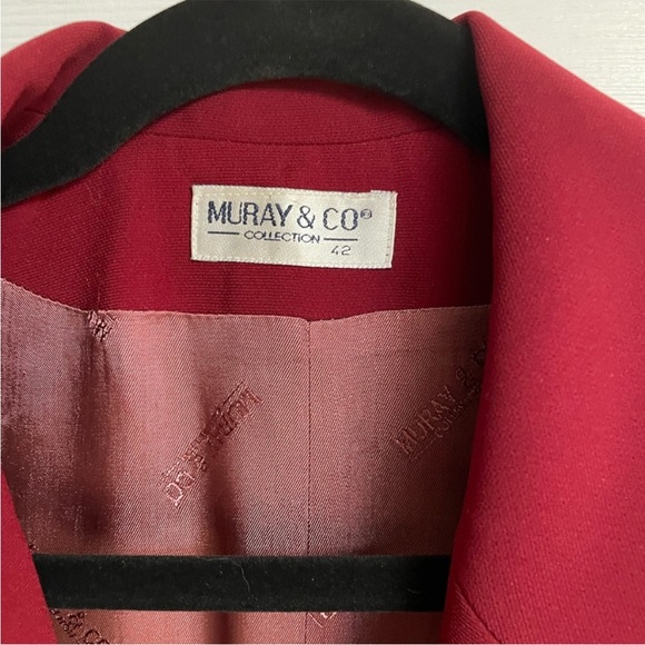 Women's Red Blazer EUC size 12 - Picture 2 of 5